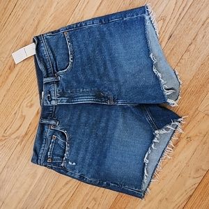 Abercrombie & Fitch 4" mom short high rise size 10, NWT